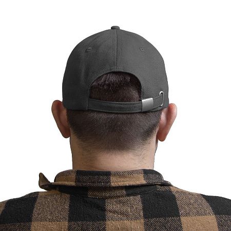 Кепка 5-панельная Greenwich 350, c черным сендвичем, черная