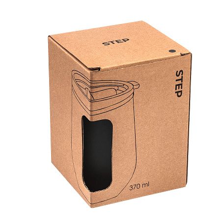 Термокружка (кофер) STEP SOFT 370мл Черная 6300.08