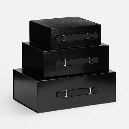 Коробка складная Holdfold, S, черная