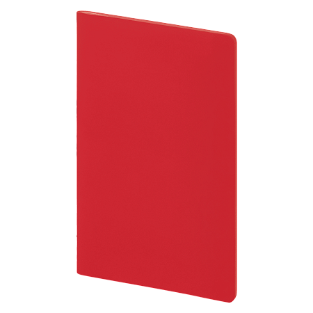 Блокнот Alpha slim, красный