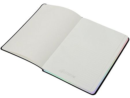 Блокнот А5 в гибкой обложке «Fellini» с голографическим срезом