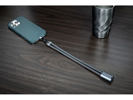 Ремешок-держатель для телефона с зарядным кабелем USB-C - USB-C «Lany Wristband Charge Eco»