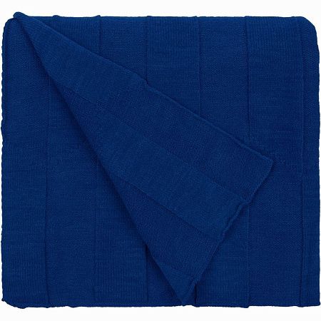 Плед Rombus, темно-синий (кобальт)