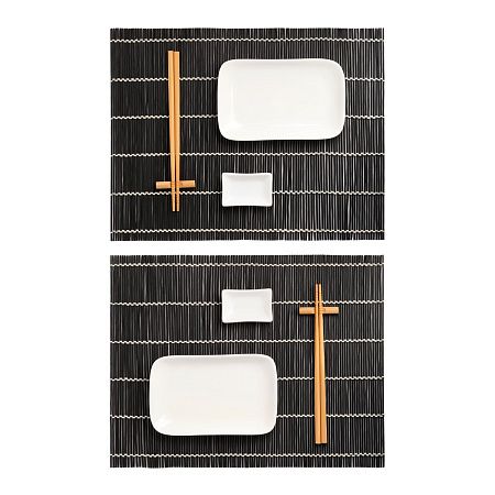 Набор для сервировки суши Tokyo (10 предметов), черный