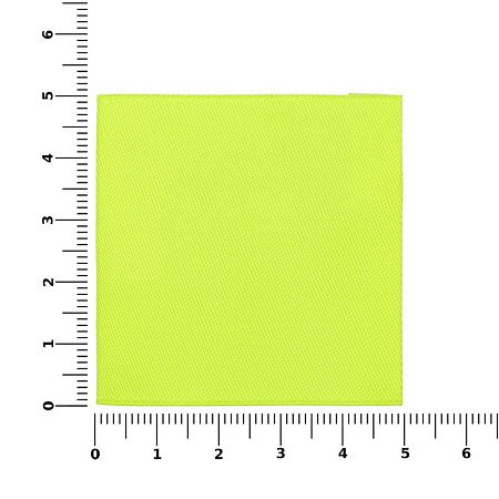 Лейбл тканевый Epsilon, L, желтый неон