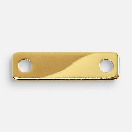 Шильдик металлический Alfa Liten, золотистый глянцевый