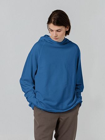 Худи унисекс Vozduh 1.0, синее, размер S