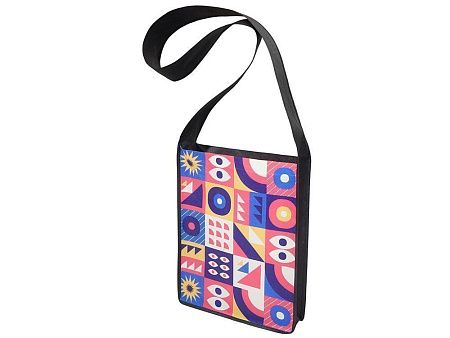 Сумка-мессенджер из нетканого материала PET с возможностью полноцветной печати