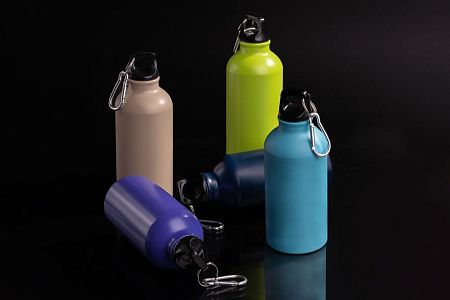 Бутылка для воды Funrun 400, светло-бежевая