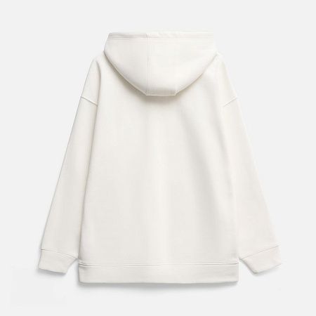 Худи оверсайз унисекс Snuggie, молочно-белое, размер M/L