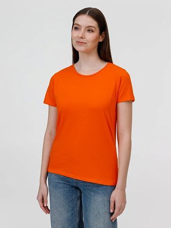Футболка женская E190 оранжевая, размер XL
