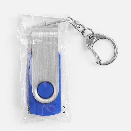 Флешка Twist, синяя, 16 Гб