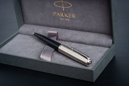 Ручка шариковая Parker 51 Black CT, черная