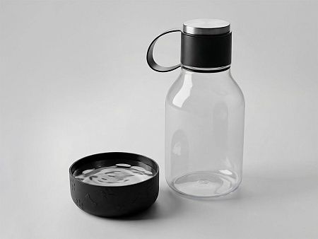 Бутылка для воды 2-в-1 «Dog Bowl Bottle» со съемной миской для питомцев, 1500 мл