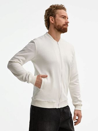 Бомбер унисекс Townie, молочно-белый, размер XL