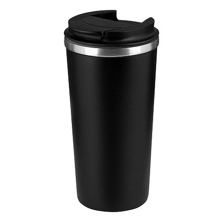 Термокружка вакуумная Palermo, серая, матовая поверхность