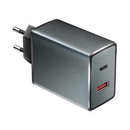 Сетевое ЗУ 2USB, 36W, 6A, QuickCharge3.0, PowerDelivery