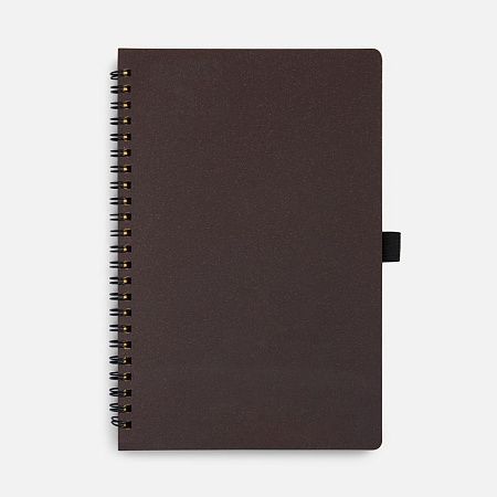 Блокнот на спирали Coffeist, коричневый