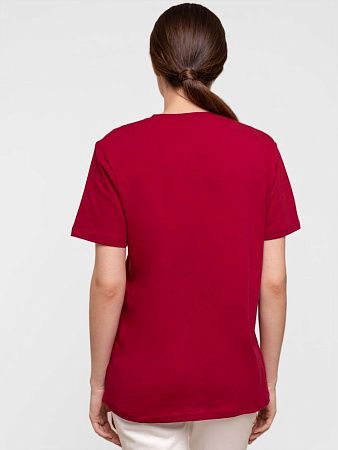 Футболка Premium, бордовая, размер 5XL