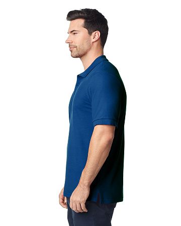 Футболка поло PREMIUM COTTON ADULT DOUBLE PIQUE, МОРСКОЙ СИНИЙ S