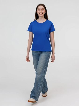 Футболка женская E150, ярко-синяя, размер XS