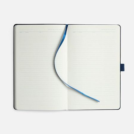 Ежедневник Lungo, недатированный, темно-синий