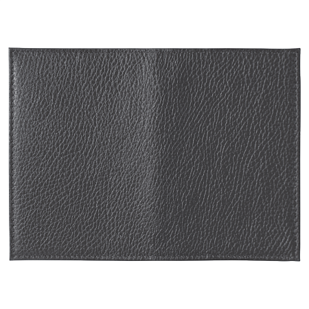 Обложка для автодокументов Leather Sky Flotter из натуральной кожи, темно-серая 402С