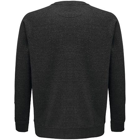 Свитшот унисекс Space, черный меланж, размер S