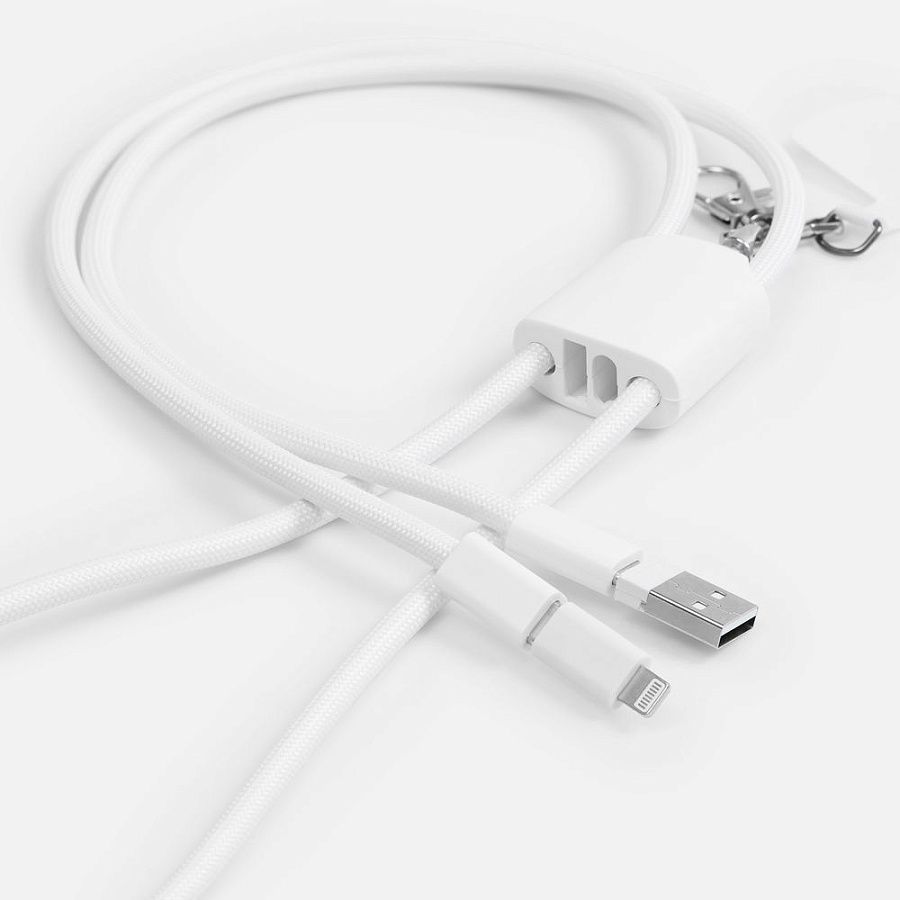 Кабель-ланьярд energyFlex Pro, белый