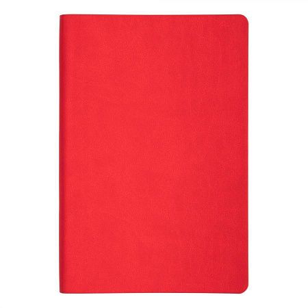 Ежедневник Flexy Soft Touch Latte А5, красный, недатированный, в гибкой обложке