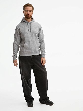 Толстовка унисекс Spencer, серый меланж, размер XXL