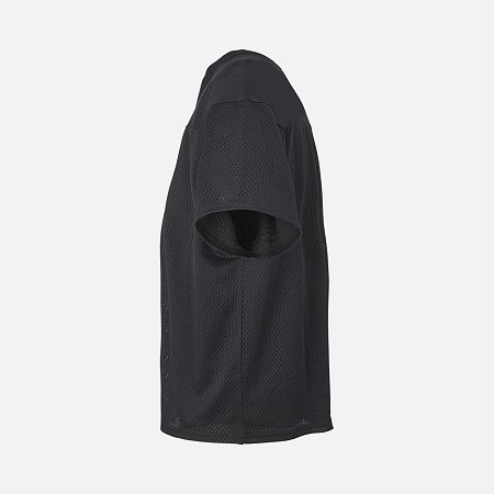 Футболка унисекс Nino с V-образным вырезом, черная, размер S