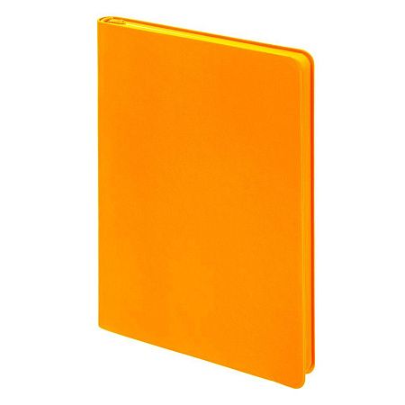 Ежедневник Flexy Milano B6, оранжевый, недатированный, в гибкой обложке
