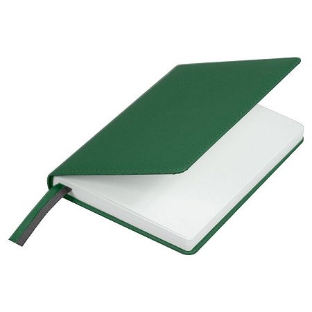Ежедневник City Soft Touch Latte А5, недатированный, в твердой обложке с поролоном, зеленый