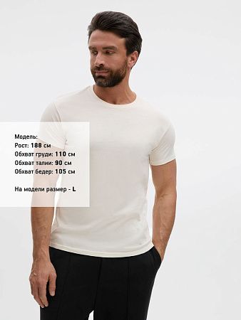 Футболка унисекс Regent 150, светло-бежевая (неокрашенная), размер S