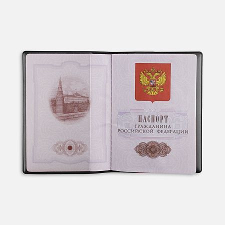 Обложка для паспорта Dorset, черная