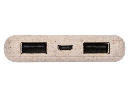 Внешний аккумулятор «Wheatty» из пшеничной соломы, 5000 mAh