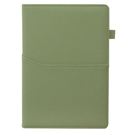 Ежедневник Smart Asti Linen А5, оливковый, недатированный, в твердой обложке с поролоном