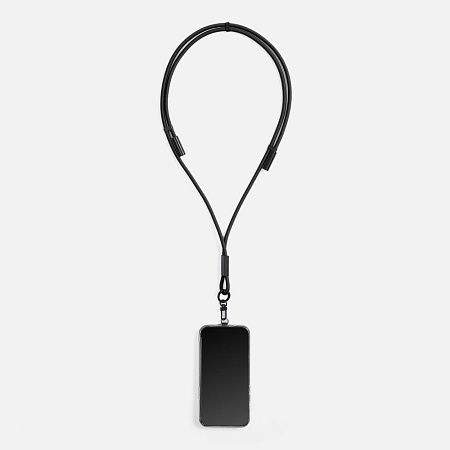 Кабель-ланьярд energyFlex Power Delivery 60 Вт, черный