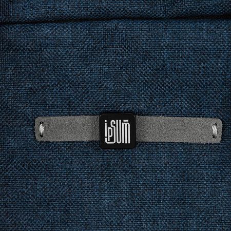 Лейбл кожаный Beta, XS, серый