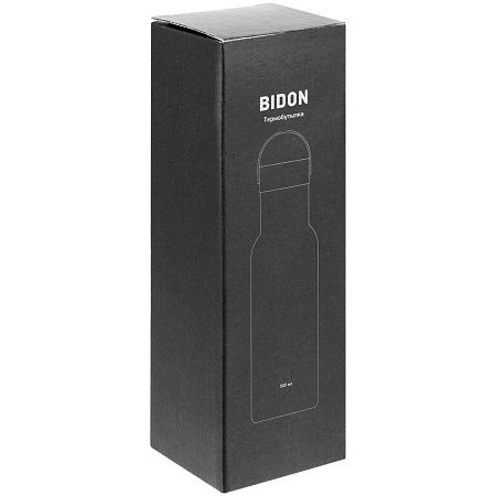 Термобутылка Bidon, черная