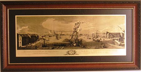 Гравюра "Панорама СПб В"