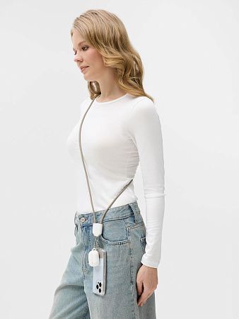 Кабель-ланьярд energyFlex Pro, серо-бежевый