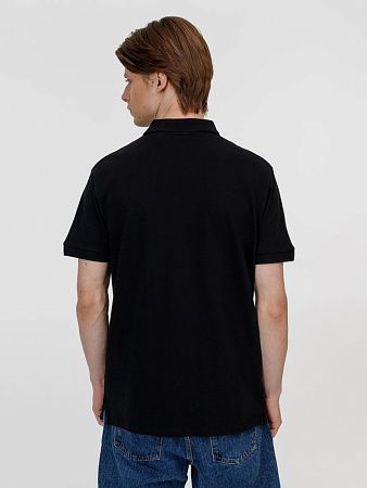 Рубашка поло унисекс Pacific, черная, размер XL