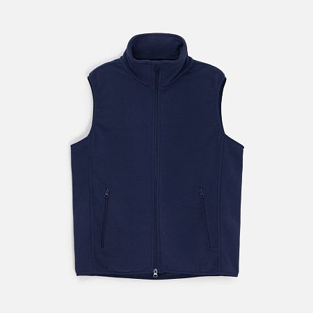 Жилет флисовый унисекс Ben Mac, темно-синий, размер S