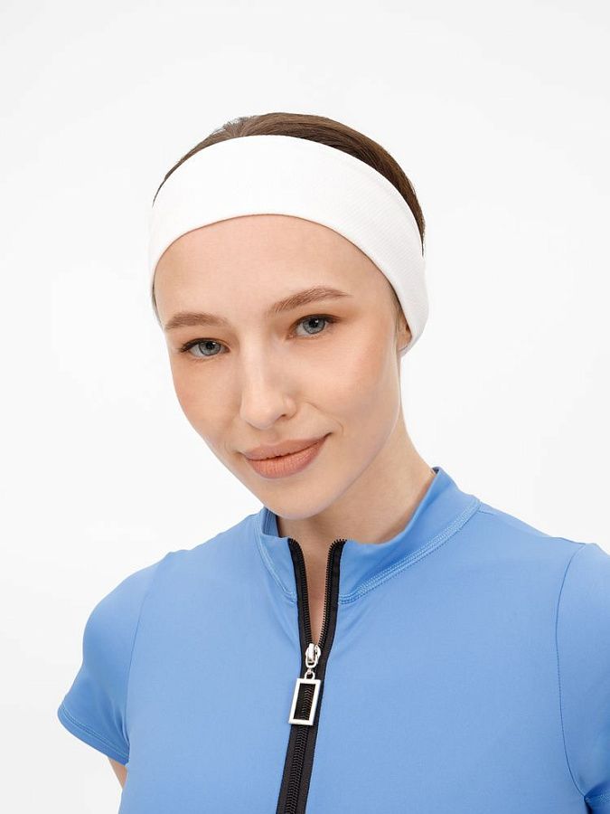 Охлаждающая повязка на голову Cool Head, белая