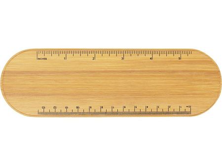 Пенал с линейкой и подставкой для телефона из бамбука «Haruki»