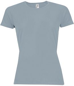 Футболка женская Sporty Women 140, зеленое яблоко под нанесение