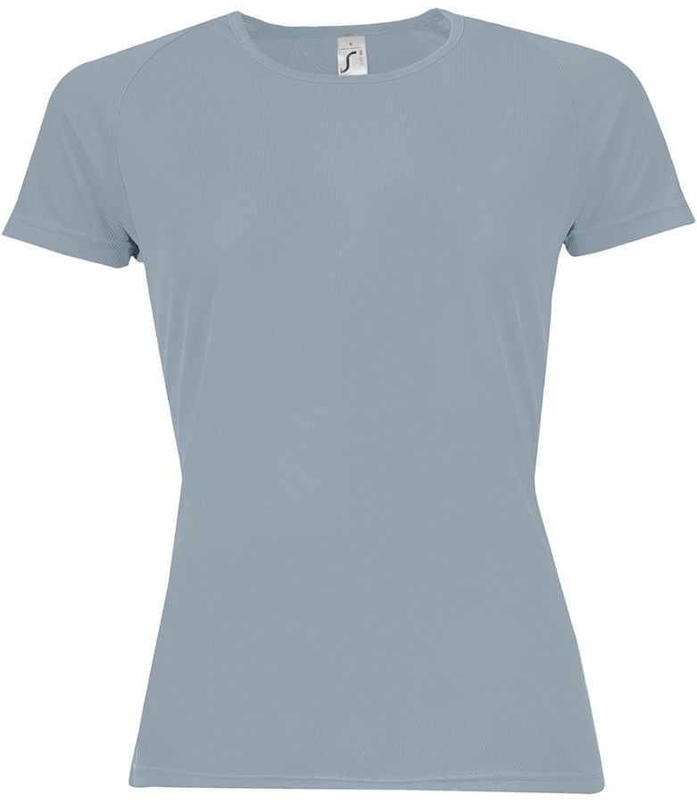 Футболка женская Sporty Women 140, зеленое яблоко под нанесение