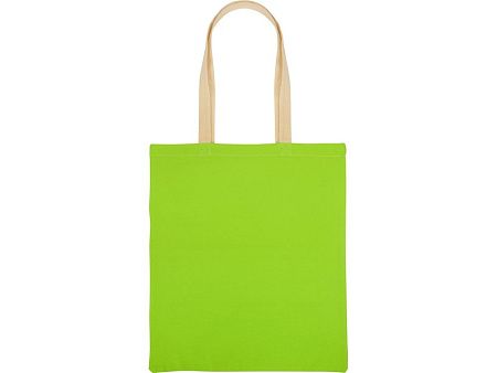 Сумка для шопинга «Twin» двухцветная из хлопка, 180 г/м2